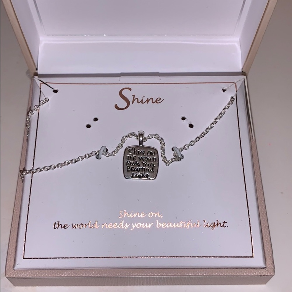 Brand new silver necklace!